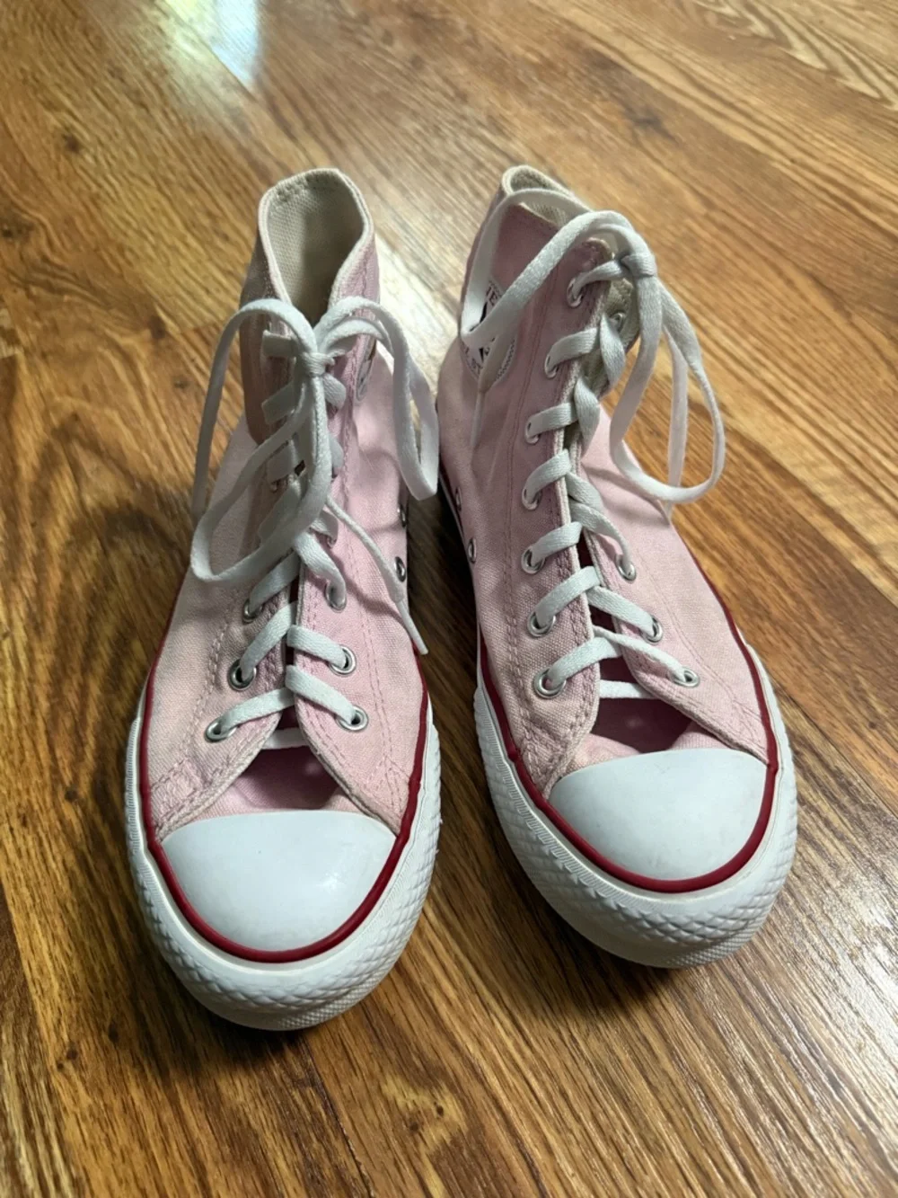 Pink Converse High Top Sneakers Juniors Size 3
